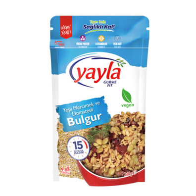 Yayla Gurme Fit Green Lentil Tomato Bulgur 360 G